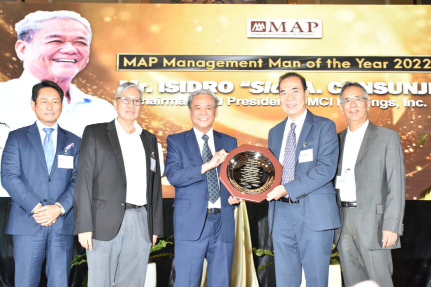 DMCI Holdings’ SID CONSUNJI is MAP Management Man of the Year 2022